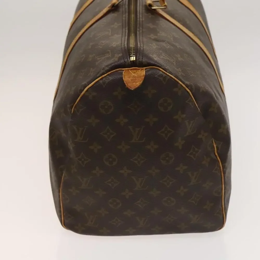 LOUIS VUITTON Monogram Keepall 55 Boston Bag M41424